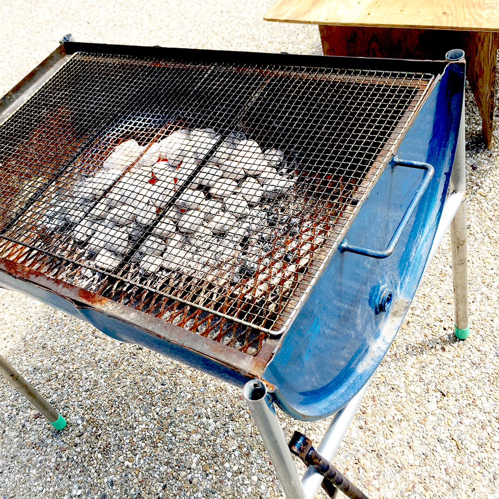 手作りドラム缶BBQコンロ （追加で加工しました。） - アウトドア